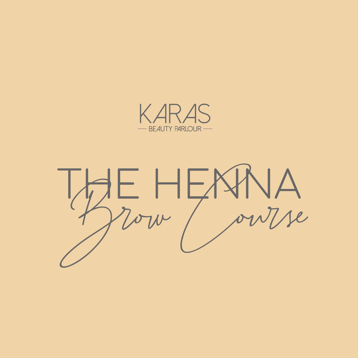 The Henna Brow Course